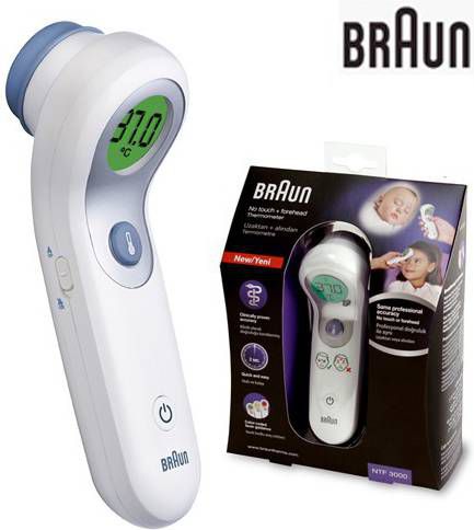 Braun voorhoofdthermometer + geen contact € 62.92